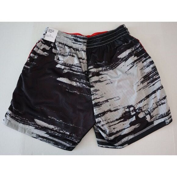Nike DV9607-010 Mens Sz XL Black/Red Loose Fit Reversible Mesh Basketball Shorts - Picture 2 of 13